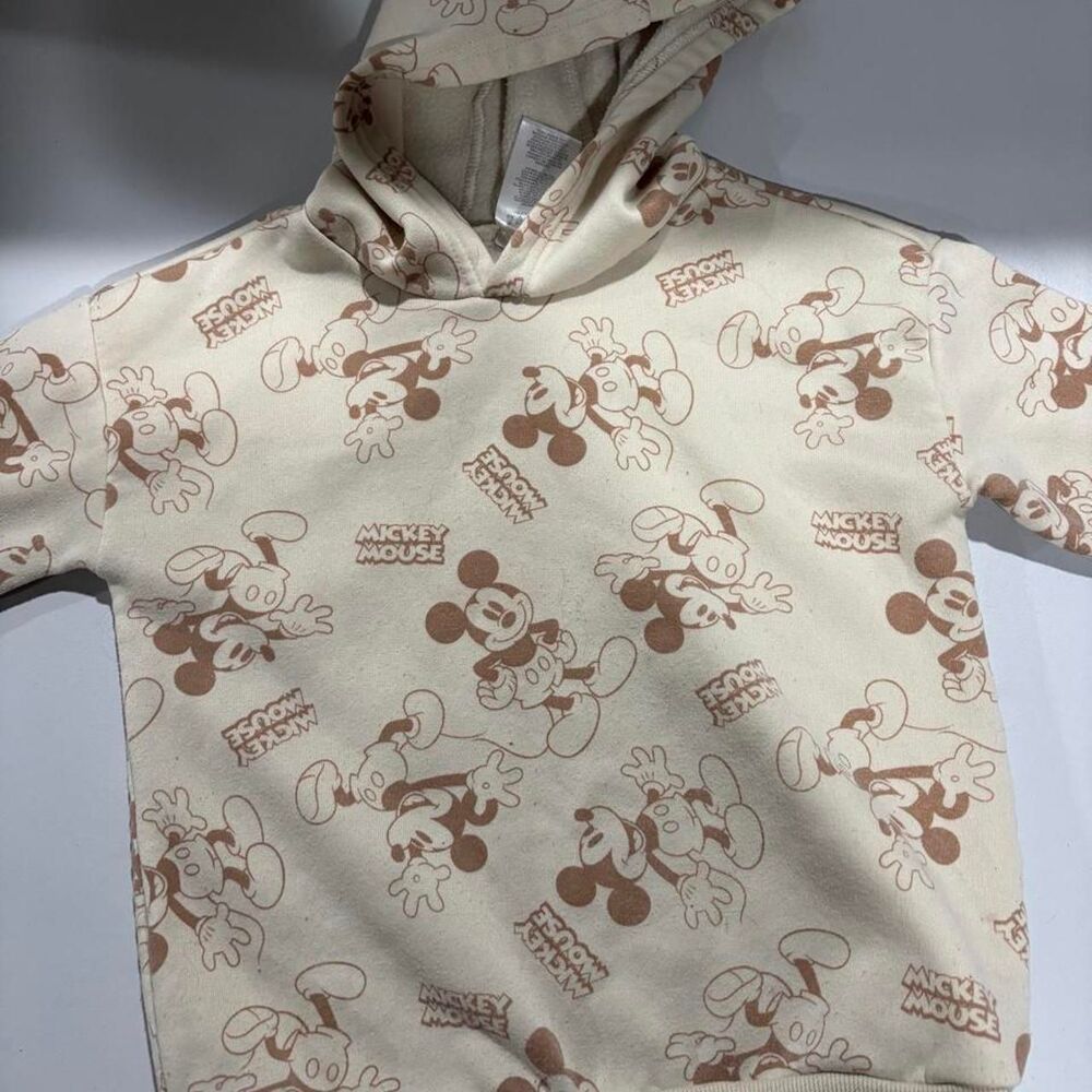 Disney Cream and Tan Hoodie